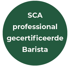SCA professional gecertificeerde Barista badge